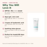 Benefits of Missha Aqua Sun Gel - SPF50+ PA++++, aqua gel texture, zero white cast