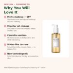 Benefits of SKIN1004 Centella Light Cleansing Oil - melts makeup and sunscreen, micellar cleanse, non-comedogenic