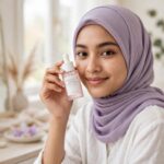 Bangladeshi woman holding SKIN1004 Centella Poremizing Fresh Ampoule - Korean pore care serum