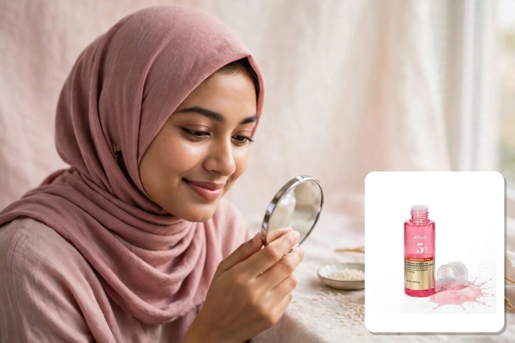 Bangladeshi hijabi meye ayna dekhche ujjol skin — dag o mesta niye Bangla guide | K2B